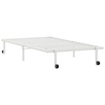 vidaXL Cadre de lit sans matelas pliable blanc 107x203 cm acier