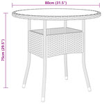 vidaXL Ensemble à manger de jardin 3 Pièces Résine tressée Gris