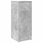 vidaXL Armoire de rangement gris béton 40x45x103 5cm bois d'ingénierie