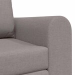 vidaXL Canapé-Lit Taupe 148 x 71 x 83 cm tissu