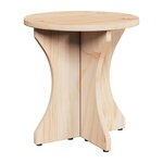 vidaXL Table basse 3 Pièces Naturel