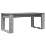 vidaXL Ensemble de tables basses 2 Pièces Gris Sonoma Bois d'ingénierie