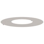 vidaXL Anneaux d'arbre plats 5 Pièces Marron Ø30 / 60 cm