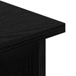 vidaXL Support de télévision avec tiroir Chêne noir 79 x 40 x 48 cm