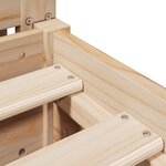 vidaXL Cadre de lit sans matelas 180x200 cm bois massif de pin