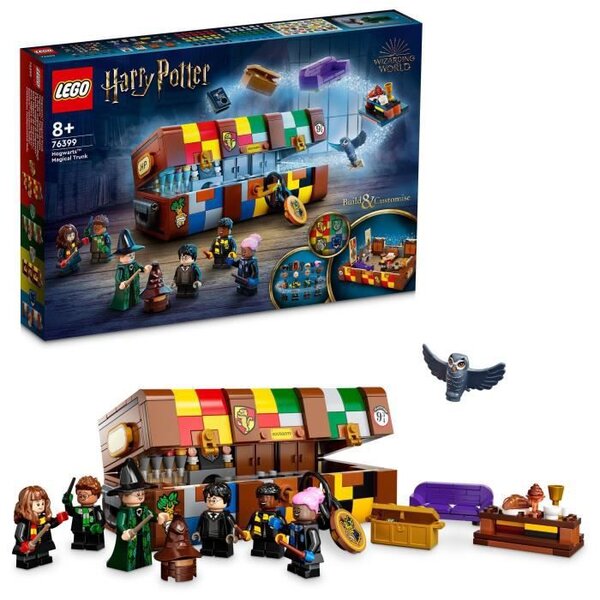 Lego 76399 harry potter la malle magique de poudlard  idée de cadeau  5 minifigures de l'univers des films