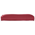 vidaXL Coussin de Palette Bordeaux 120x40x12 cm en Tissu Oxford