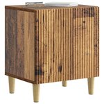 vidaXL Cabinet de chevet 2 pc Bois ancien 43 x 34 5 x 50 cm