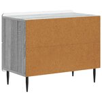 vidaXL Cabinet de chevet Sonoma gris 62 x 34 5 x 49 5 cm