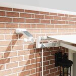 vidaXL Auvent Rétractable Blanc 500 × 350 cm Tissu et Métal