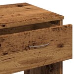 vidaXL Bureau style vieux bois 80x40x75 cm bois d'ingénierie