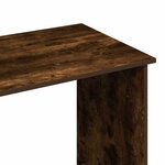 vidaXL Bureau chêne fumé 102x50x75 cm bois d'ingénierie