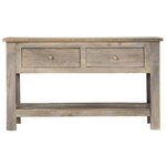 vidaXL Table basse 82x52x47 cm Bois de manguier massif