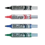 Etui de 4 marqueurs effaçables à sec tableaux blancs Pointe Ogive MAXIFLO PENTEL