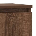 vidaXL Buffet chêne marron 29 5x34x76 cm bois d'ingénierie