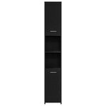 vidaXL Ensemble de meubles de salle de bain 4 Pièces Chêne noir