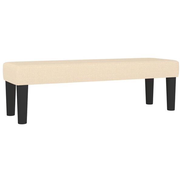 Banc banquette 100 x 30 x 30 cm tissu crème 02_0010602
