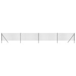 vidaXL Clôture en treillis métallique anthracite 0 8x10 m