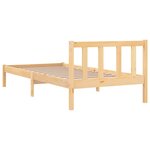 vidaXL Cadre de lit sans matelas bois massif