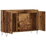 vidaXL Buffet vieux bois 104x35x70 cm bois d’ingénierie