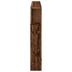 vidaXL Tête de lit à LED vieux bois 180x18 5x103 5cm bois d'ingénierie