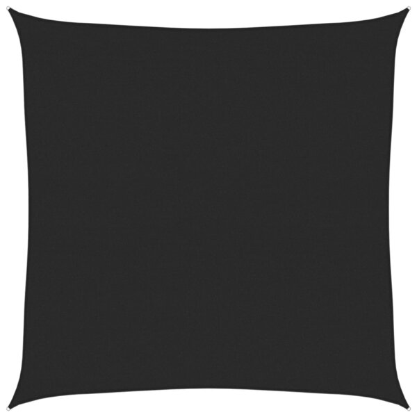 vidaXL Voile d'ombrage 160 g/m² Noir 7x7 m PEHD