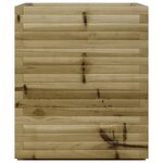 vidaXL Jardinière 60x60x72 cm bois de pin imprégné