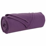 vidaXL Couvertures à jeter 6 Pièces Violet 170 x 130 cm Toison