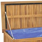vidaXL Boîte de jardin 150x50x55 cm Bois massif de teck