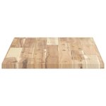vidaXL Dessus de meuble de salle de bain non traité bois d'acacia