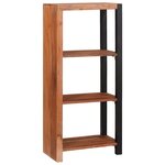 vidaXL Étagère Marron 70 x 30 x 110 cm Bois d'acacia massif