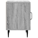 vidaXL Cabinet de chevet 2 pc Sonoma gris 43 x 34 5 x 50 cm