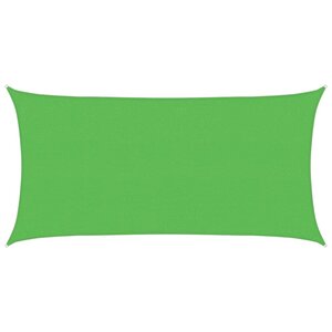 vidaXL Voile d'ombrage 160 g/m² Vert clair 2 5x4 5 m PEHD