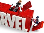 Set de Construction LEGO Marvel Logo MARVEL avec Super-héros - 76313
