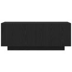 vidaXL Table de chevet Chêne noir cm Bois d'ingénierie