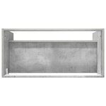 vidaXL Armoire sous évier de salle de bain Gris béton