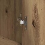 vidaXL Buffet chêne artisanal 120 x 41 x 75 cm Bois d'ingénierie