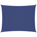 vidaXL Voile de parasol tissu oxford rectangulaire 4x5 m bleu