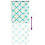 vidaXL Store enrouleur de douche avec cassette largeur du tissu 106 cm