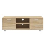 vidaXL Meuble TV Chêne sonoma 120x40 5x35 cm Bois d'ingénierie