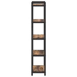 vidaXL Étagère Chêne fumé 40 x 30 x 155 cm Bois d'ingénierie