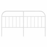 vidaXL Tête de lit de remplacement métal blanc 180 cm