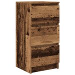 vidaXL Buffet vieux bois 37 5x35x76 cm bois d'ingénierie