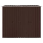vidaXL Abri de stockage pour jardin Marron 257x205x178 cm Acier
