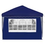 vidaXL Tente de fête pop-up 575 x 289 x 245 cm Bleu