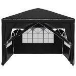 vidaXL Tente de réception 3 x 4 m Anthracite