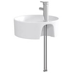 vidaXL Lavabo de salle de bains Chrome 40 5 x 40 5 x 15 cm métal