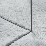 vidaXL Tapis "HUARTE" Gris 80x150 cm Ovale