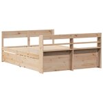 vidaXL Cadre de lit sans matelas 160x200 cm bois massif de pin