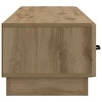 vidaXL Meuble TV 147 x 34 5 x 27 cm Chêne artisanal Bois d'ingénierie